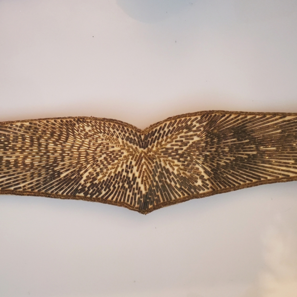 Vintage gold clubwear belt